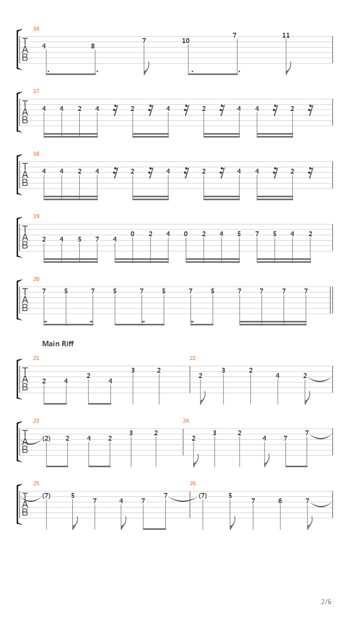 Mega Man 3(洛克人3) - Theme吉他谱