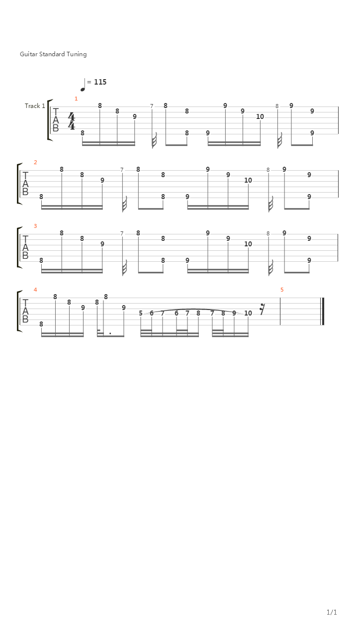 Pac-man(吃豆子) - Theme吉他谱