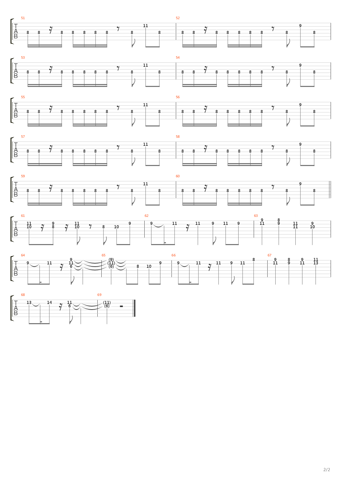 街头霸王4 - Theme Of Sakura吉他谱