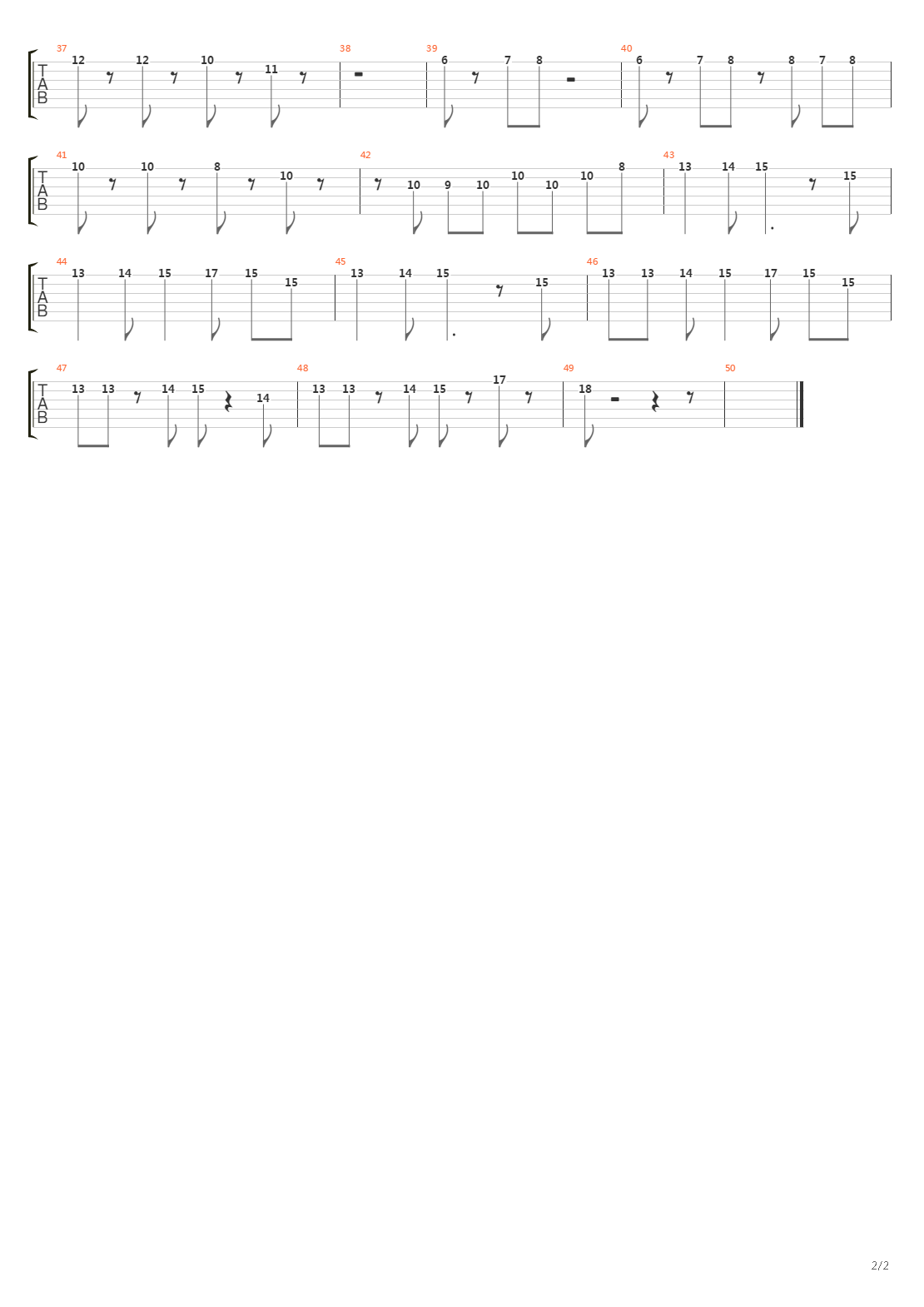 冒险岛 - Level 1吉他谱