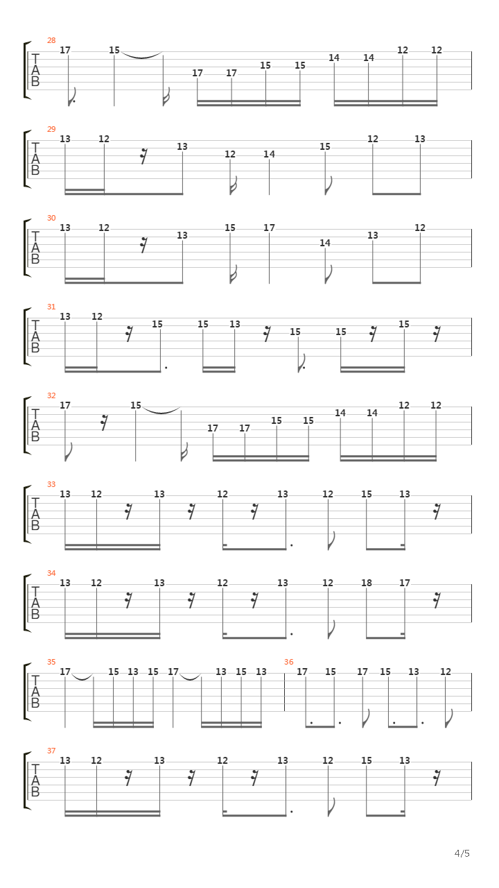 Castlevania 3(恶魔城3) - Aquarius吉他谱