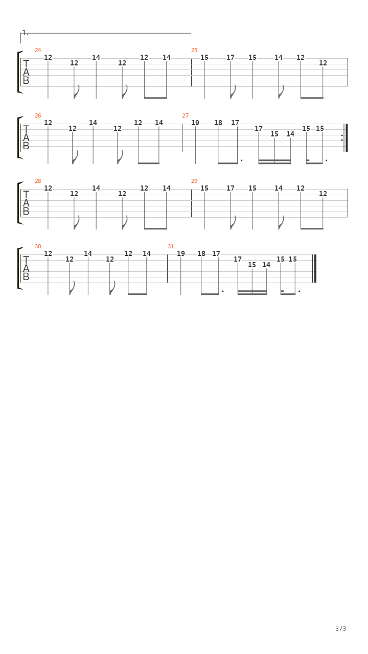 Castlevania(恶魔城) - Battle Of The Holy吉他谱