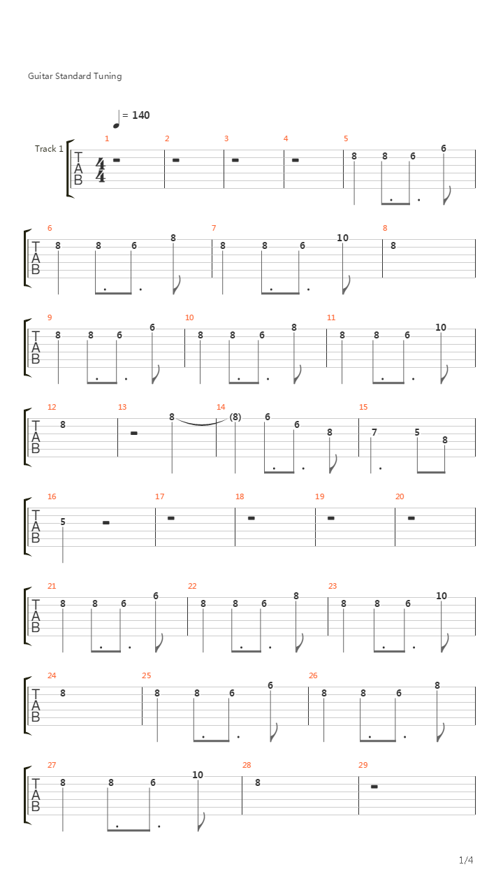 Castlevania(恶魔城) - Opposing Bloodlines吉他谱