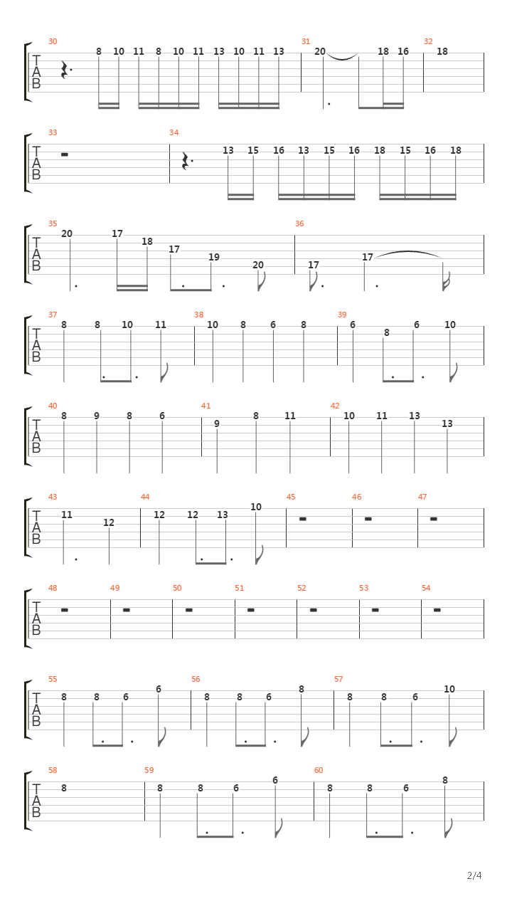 Castlevania(恶魔城) - Opposing Bloodlines吉他谱