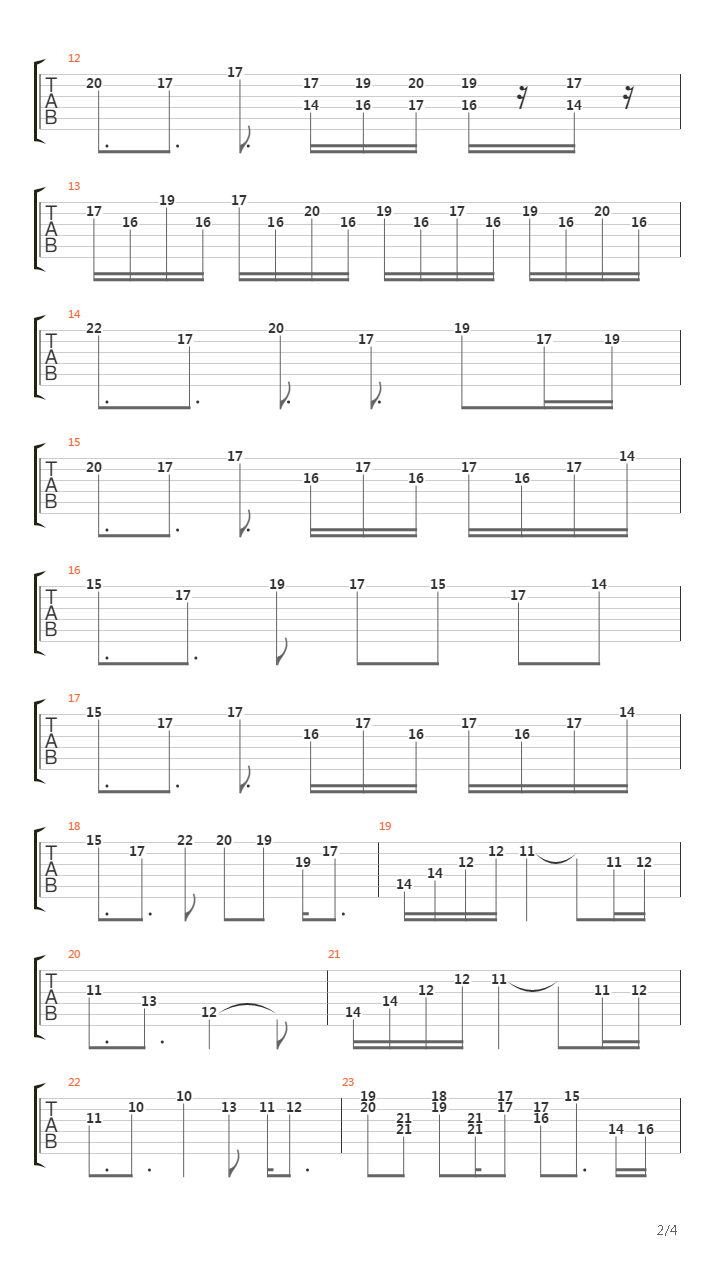Castlevania(恶魔城) - Revenge吉他谱