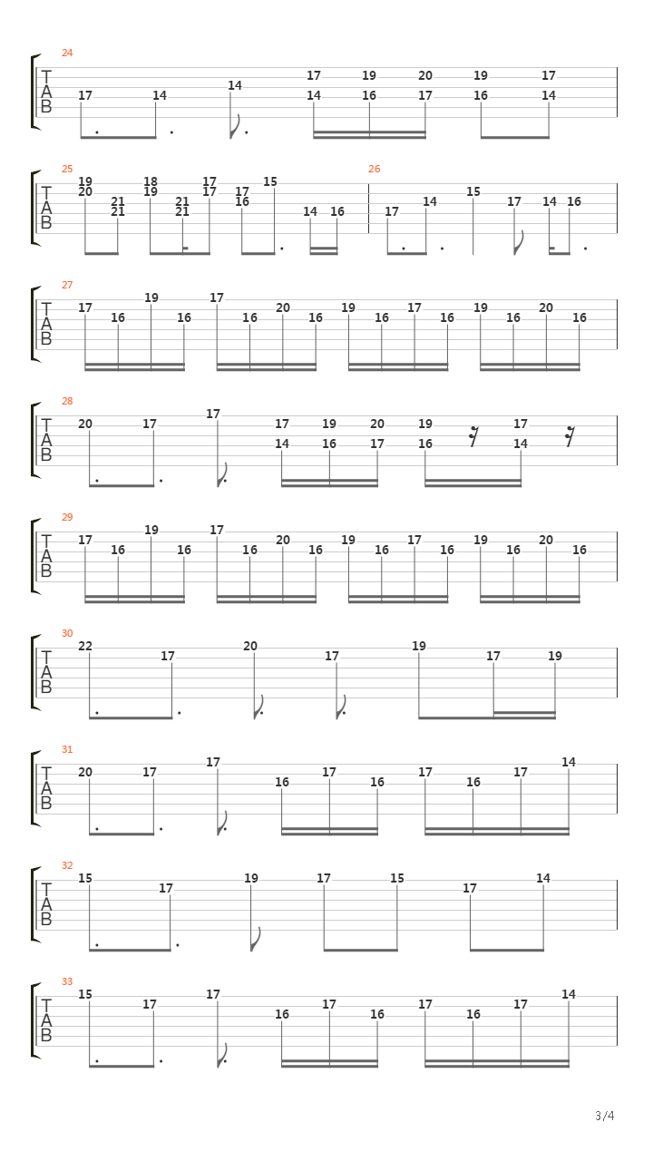 Castlevania(恶魔城) - Revenge吉他谱