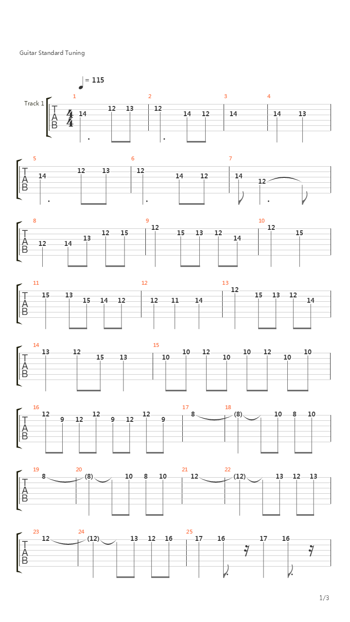 Castlevania(恶魔城) - Voyager吉他谱