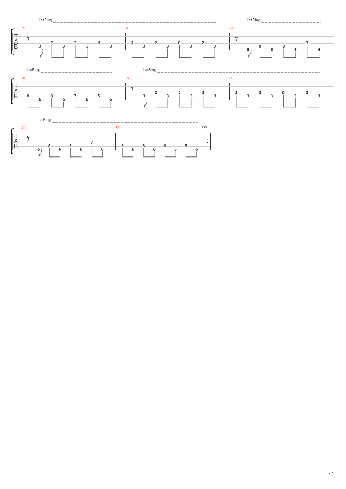 Cave Story(洞窟物语) - Geothermal吉他谱