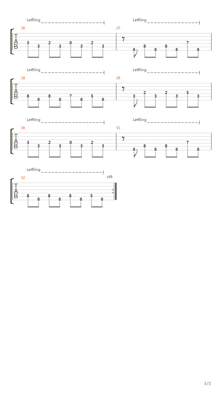 Cave Story(洞窟物语) - Geothermal吉他谱