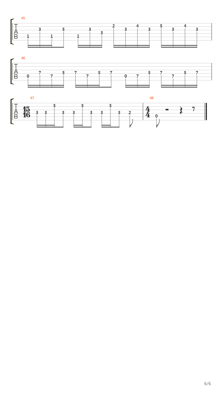 Chrono Trigger(时空之轮) - Battle Theme 2吉他谱