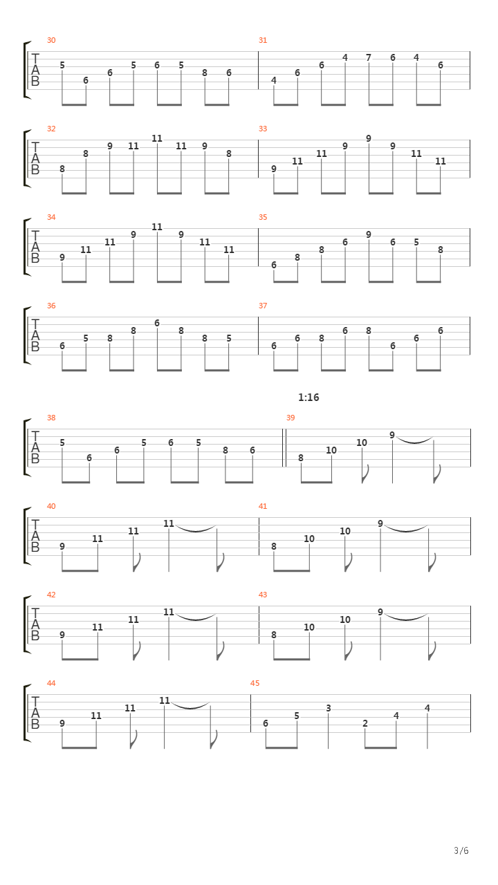 Chrono Trigger(时空之轮) - To Far Away Times吉他谱