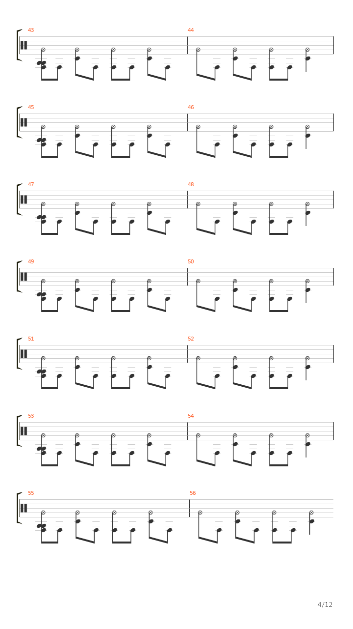 Doom 2(毁灭战士2) - Entryway吉他谱
