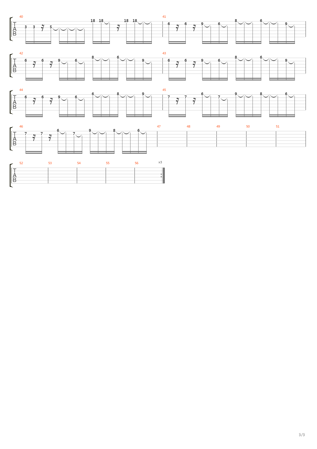 魂斗罗(Contra) - Base Theme吉他谱