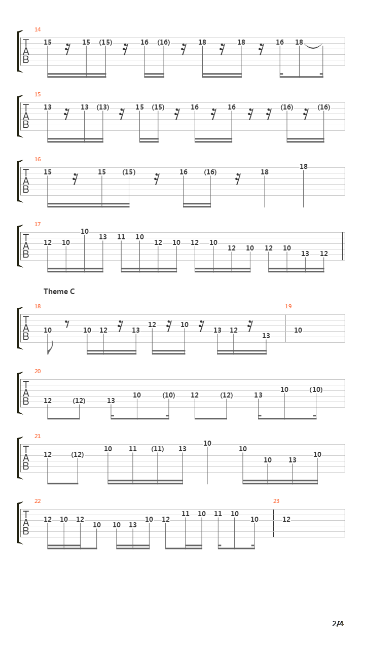 魂斗罗(Contra) - Jungle吉他谱