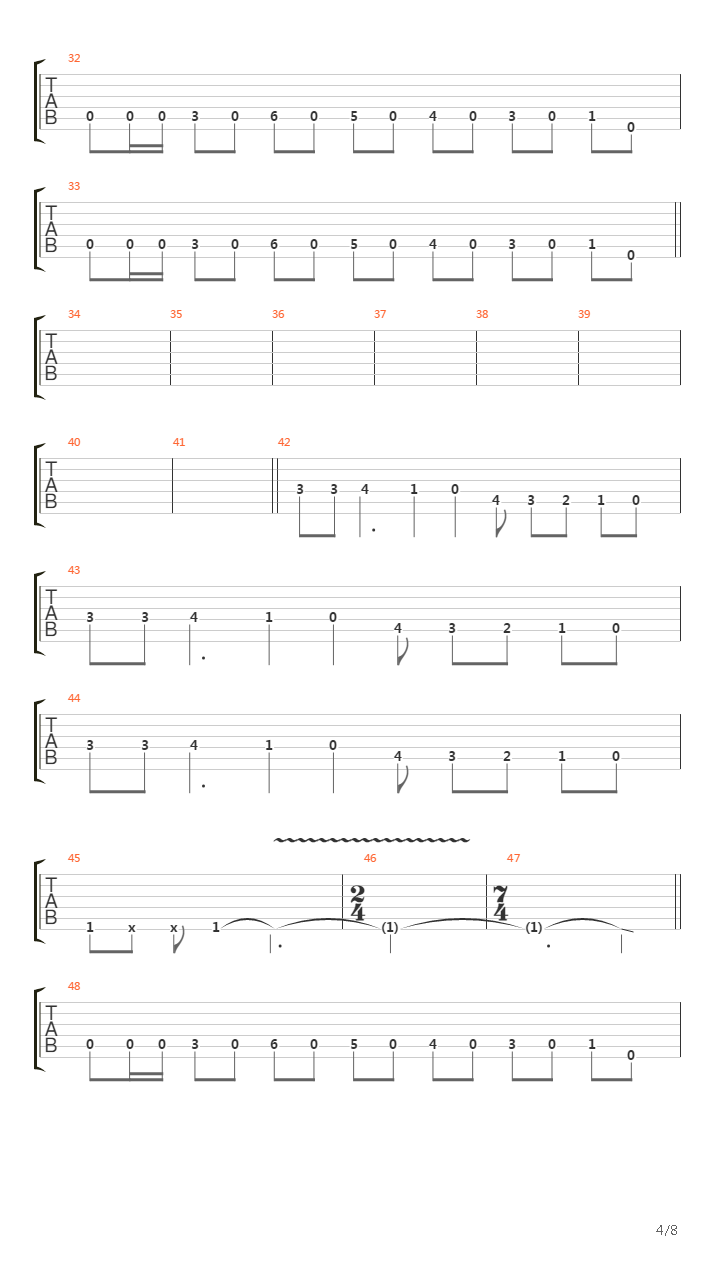 魂斗罗(Contra) - Last Springsteen吉他谱