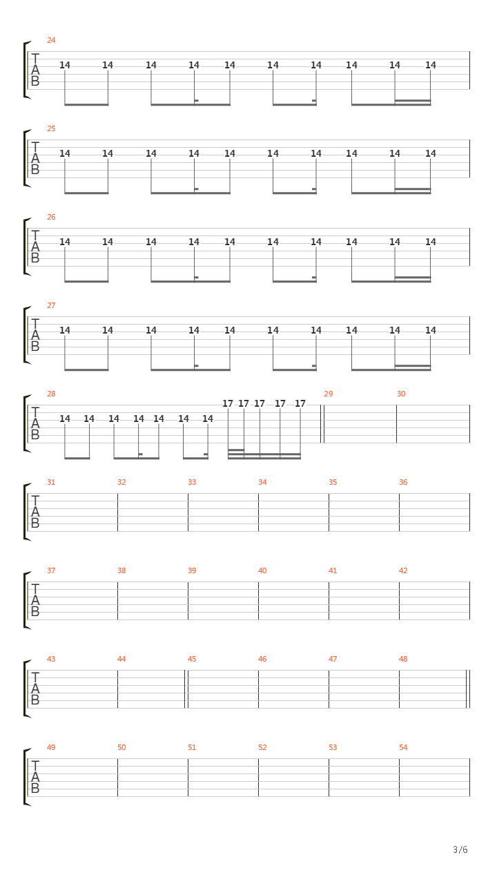 魂斗罗(Contra) - Something Wonderful吉他谱