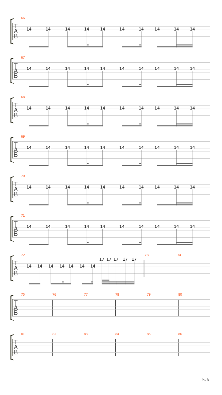 魂斗罗(Contra) - Something Wonderful吉他谱