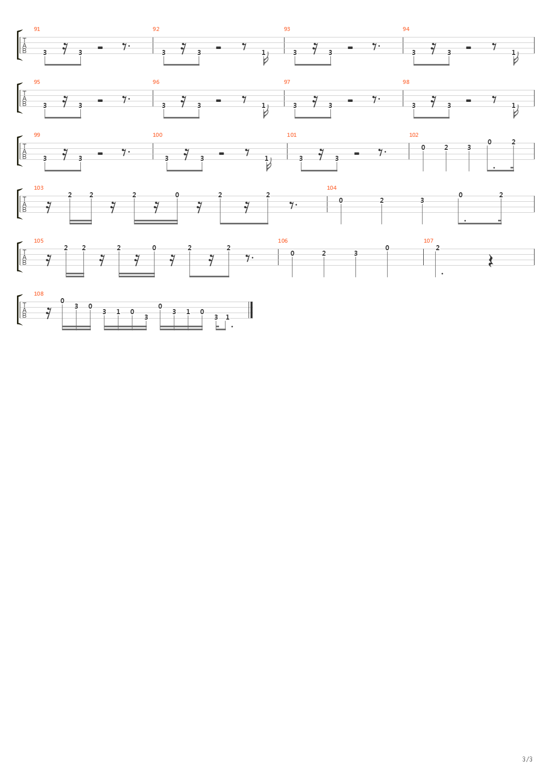 双截龙(Double Dragon) - Level 2吉他谱