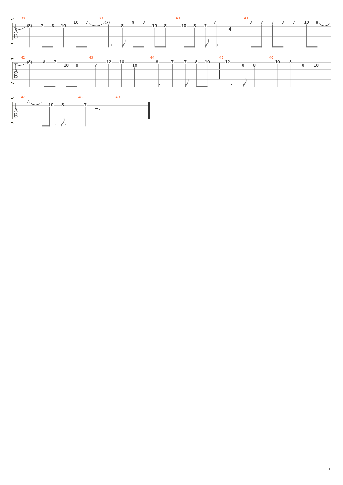 Faxanadu(沙那多) - Password Screen吉他谱