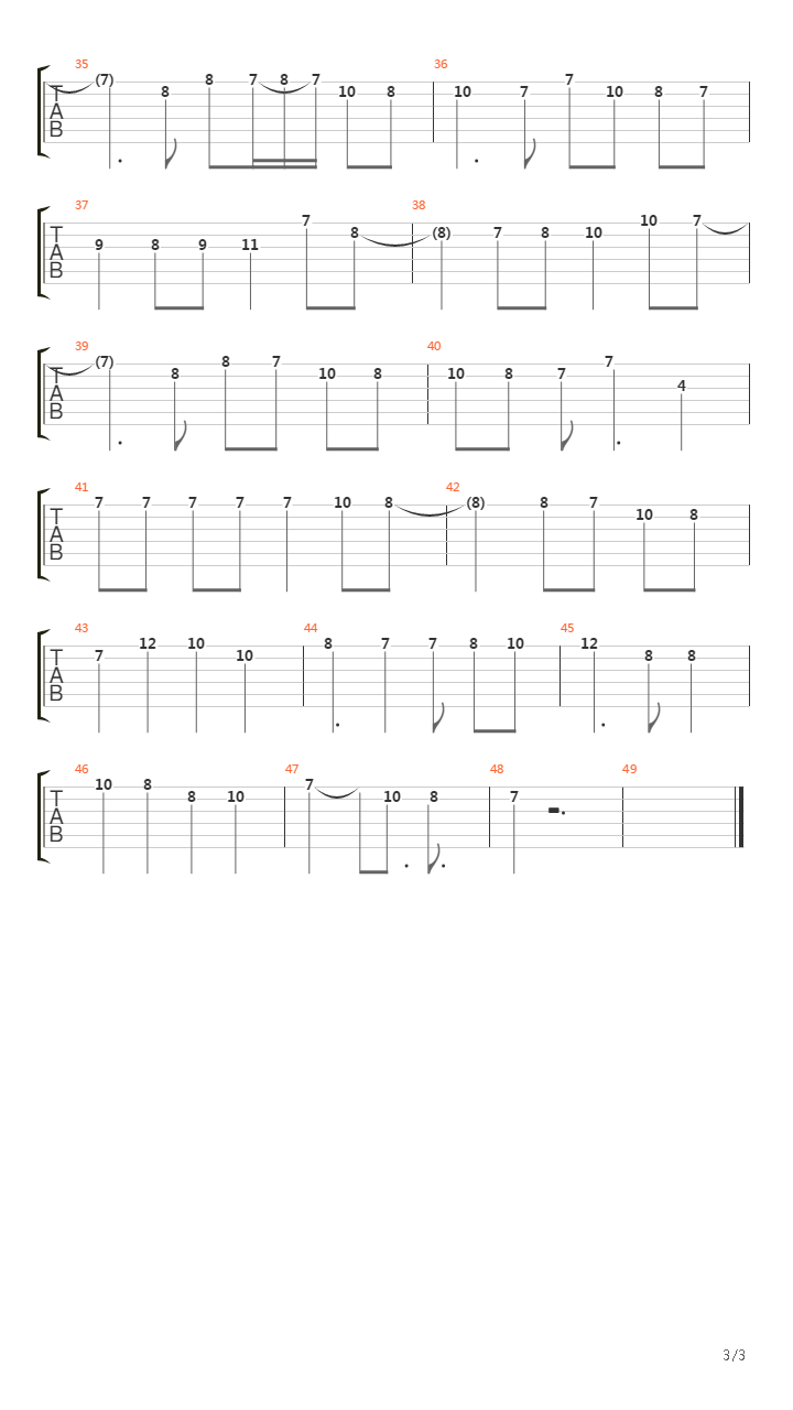 Faxanadu(沙那多) - Password Screen吉他谱