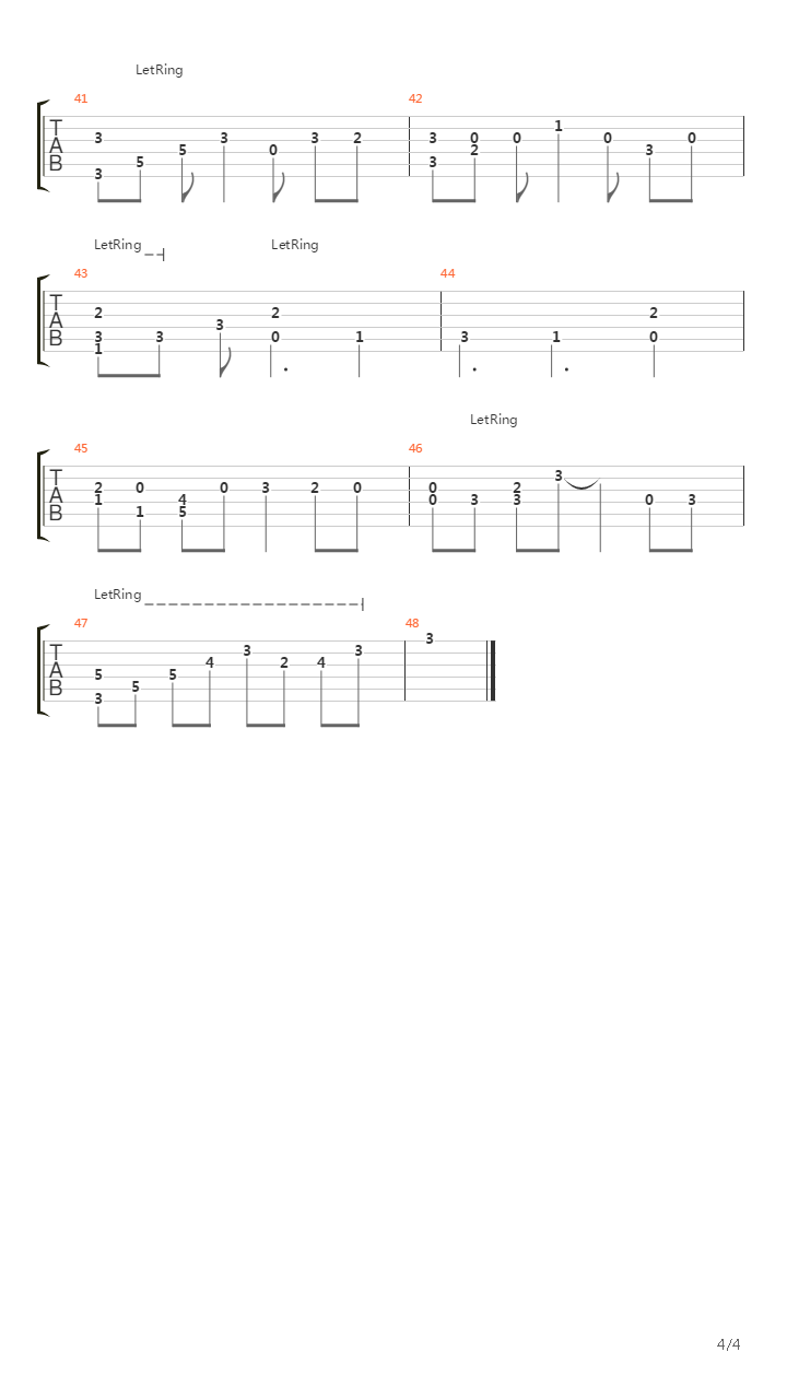 最终幻想7 - Tifas Theme吉他谱