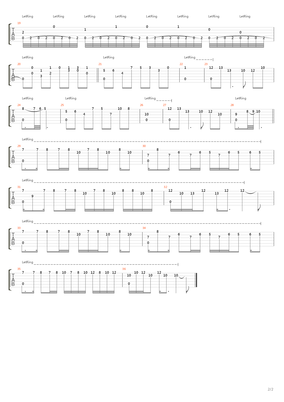 最终幻想9 - Place Of Memory吉他谱