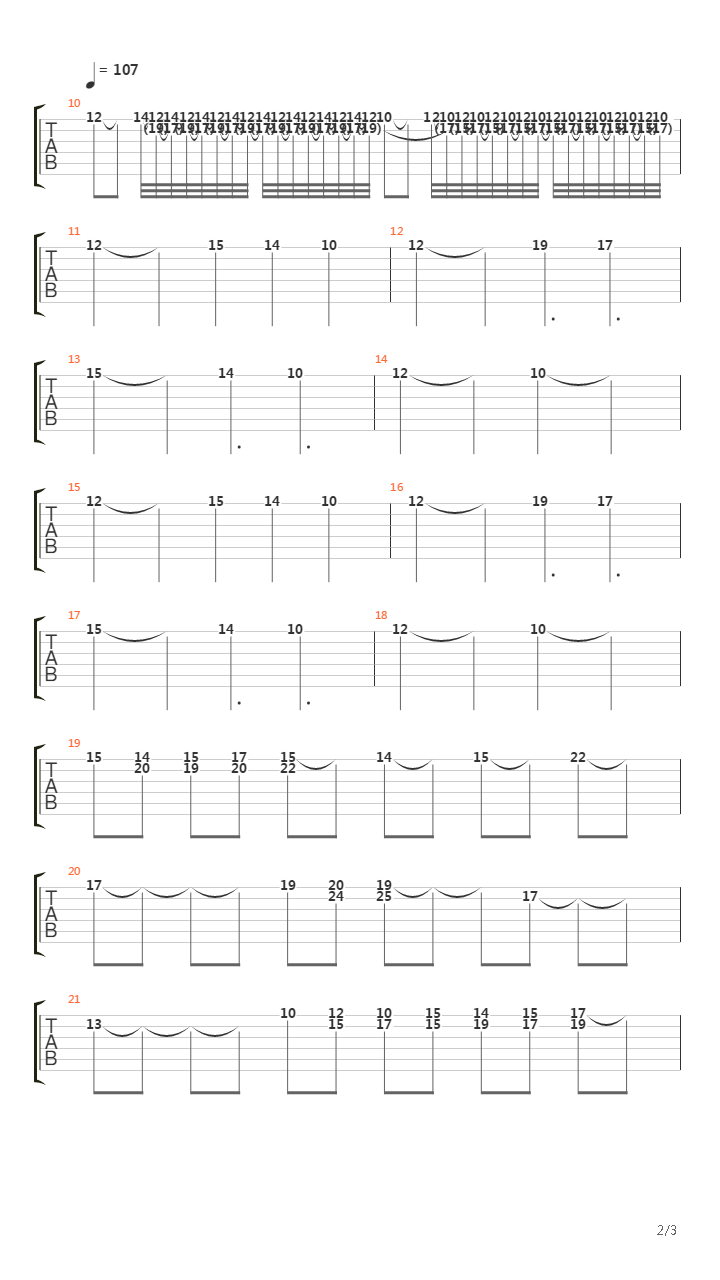Golden Sun(黄金太阳) - Page One吉他谱
