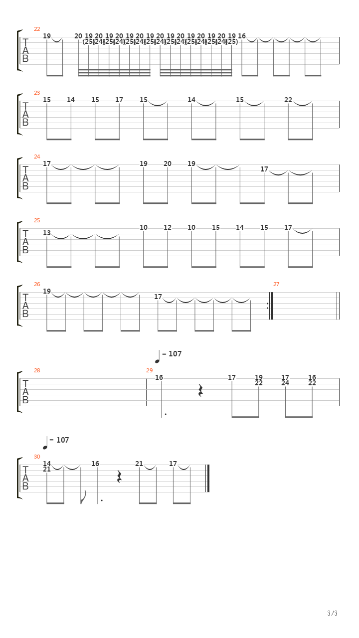 Golden Sun(黄金太阳) - Page One吉他谱