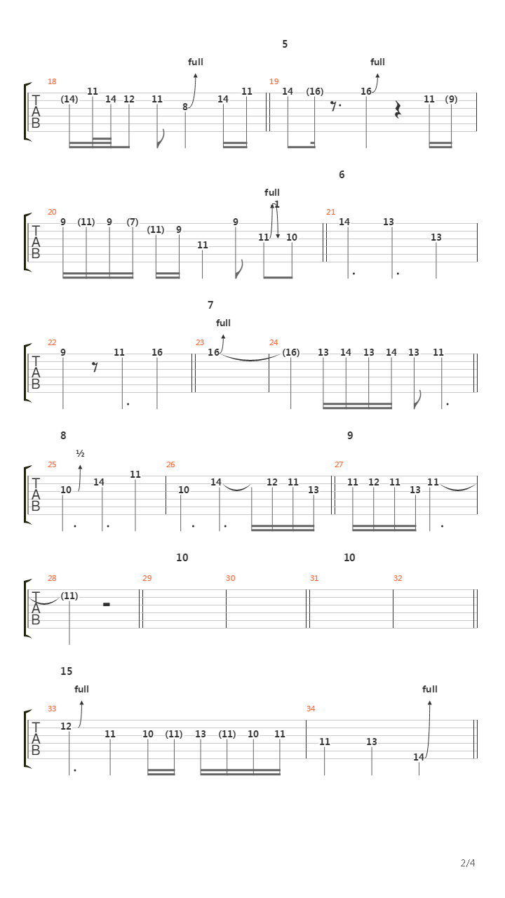 Jazz Jackrabbit 2(爵士兔2) -  Castle Level吉他谱