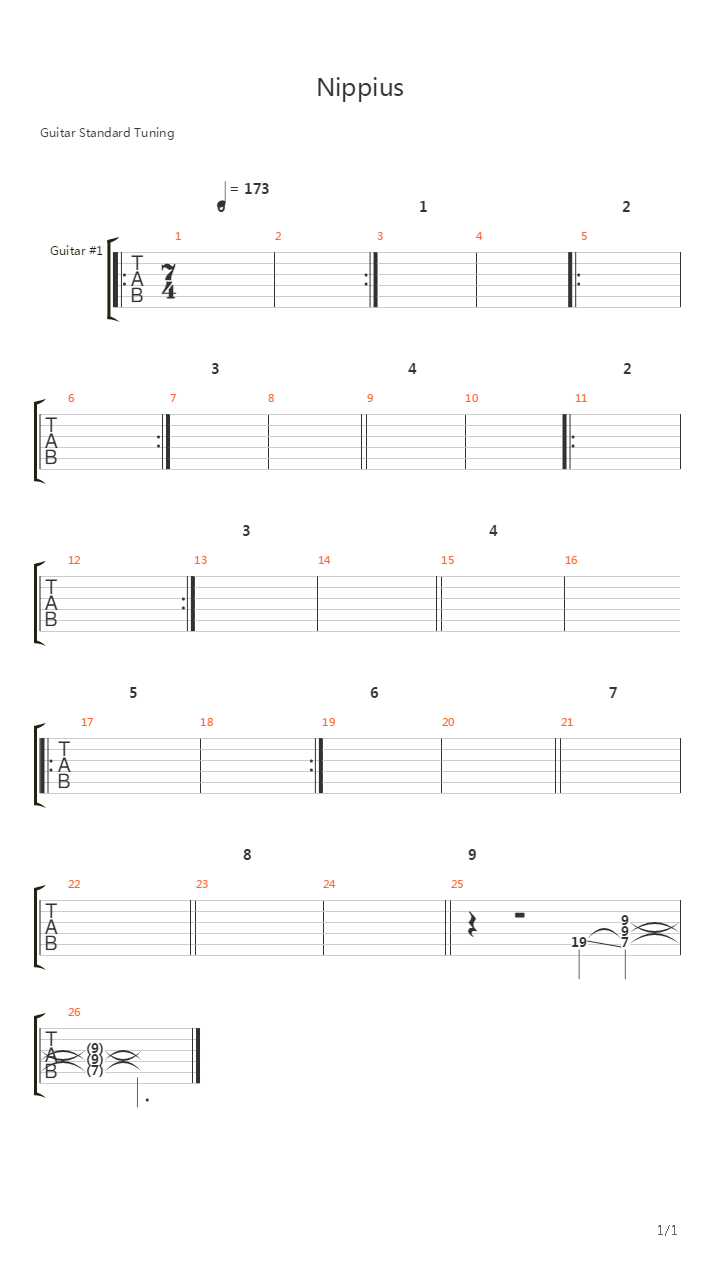 Jazz Jackrabbit(爵士兔) -  Nippius吉他谱