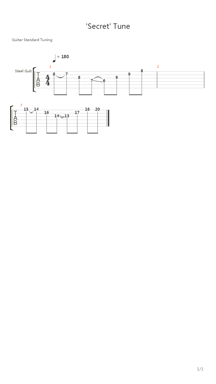 Legend of Zelda(塞尔达传说) - Secret吉他谱