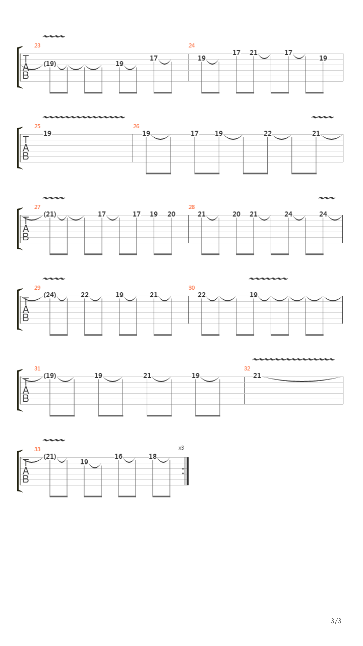 Mega Man 6(洛克人6) - Mr X Stages吉他谱