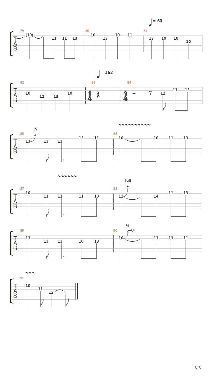 Mega Man(洛克人) - Protoman Blues吉他谱