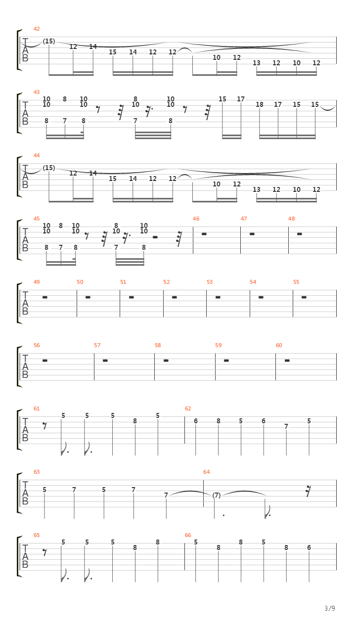 Rise Of The Triad(龙霸三合会) - Chant吉他谱