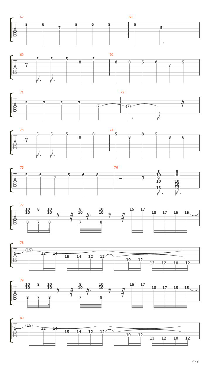 Rise Of The Triad(龙霸三合会) - Chant吉他谱