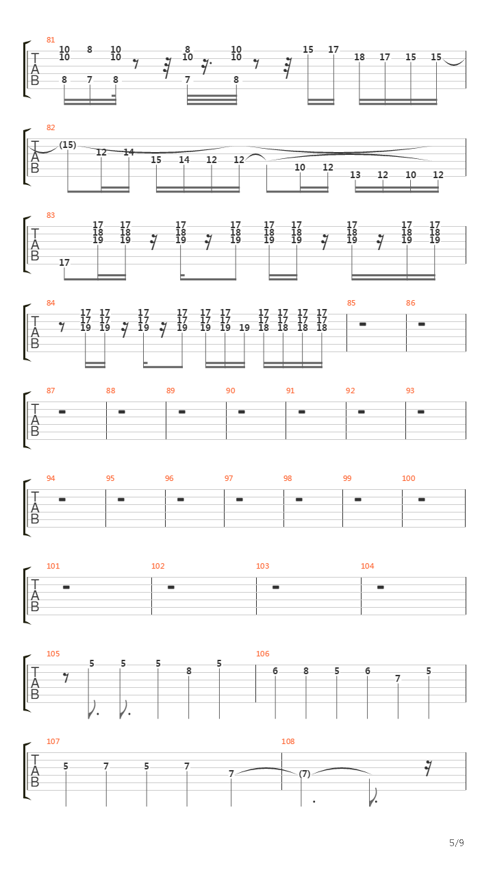 Rise Of The Triad(龙霸三合会) - Chant吉他谱