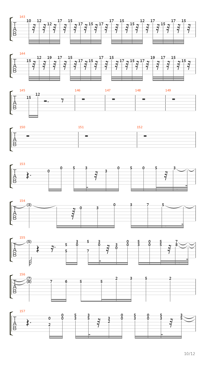 Rise Of The Triad(龙霸三合会) - Stairs吉他谱