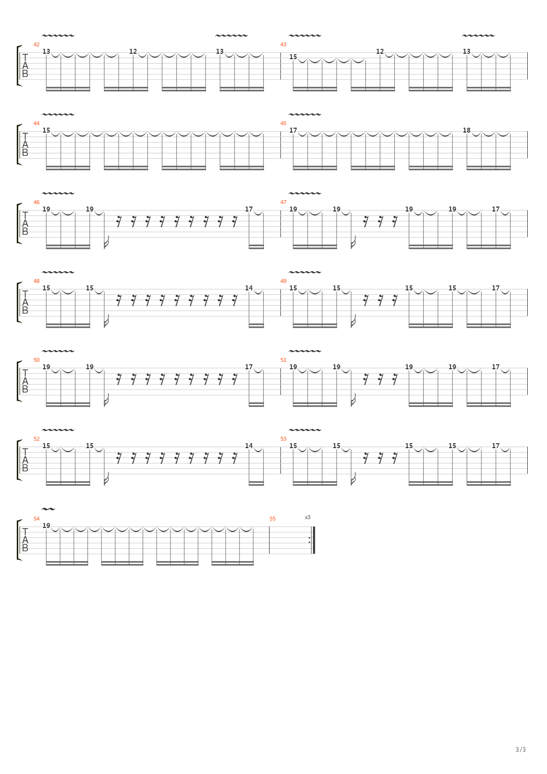 Section Z(绝对合体Z基地) - Stage 1吉他谱