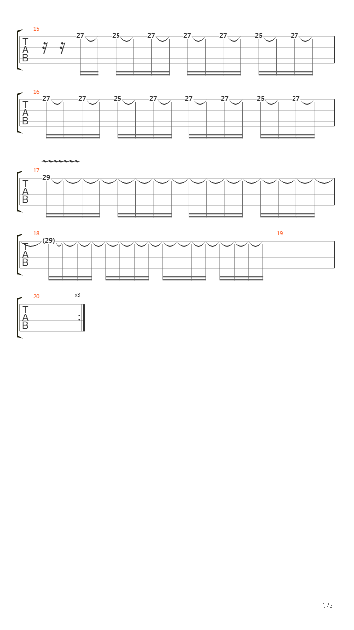 Section Z(绝对合体Z基地) - Stage 2吉他谱