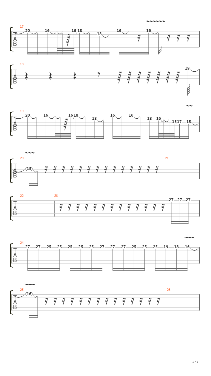 Section Z(绝对合体Z基地) - Stage 3吉他谱