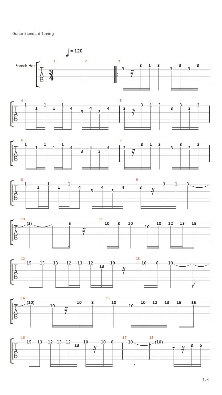 Shadowgate(暗影之门) - Entryway Main Theme吉他谱
