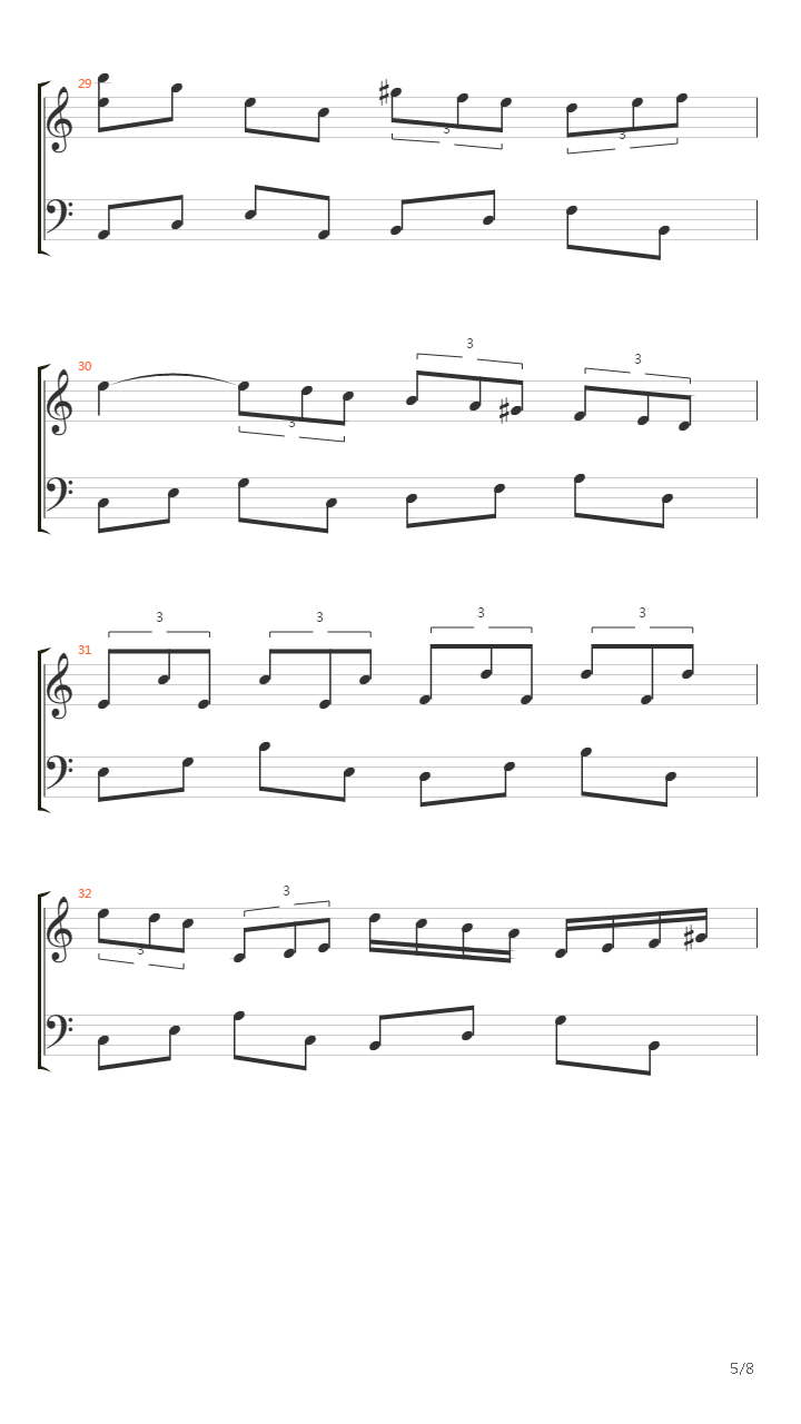 Solomons Key(所罗门之钥) - Main Theme吉他谱