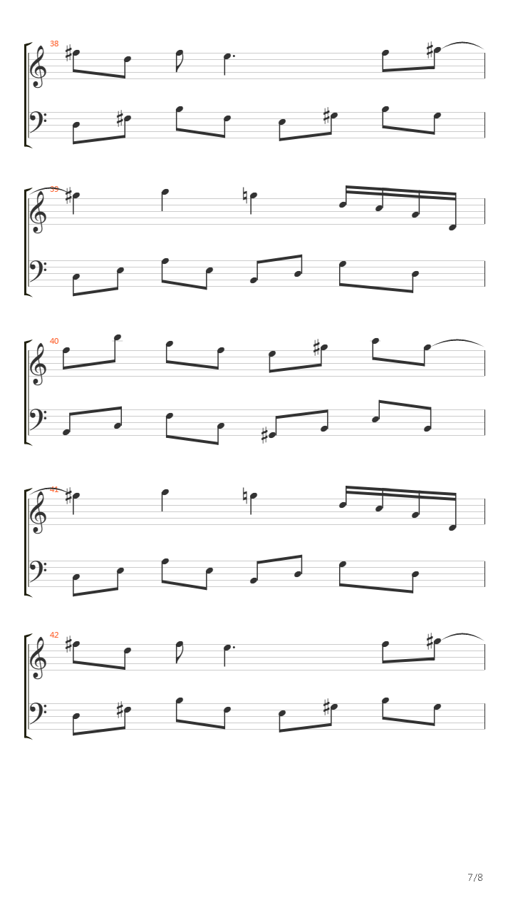 Solomons Key(所罗门之钥) - Main Theme吉他谱
