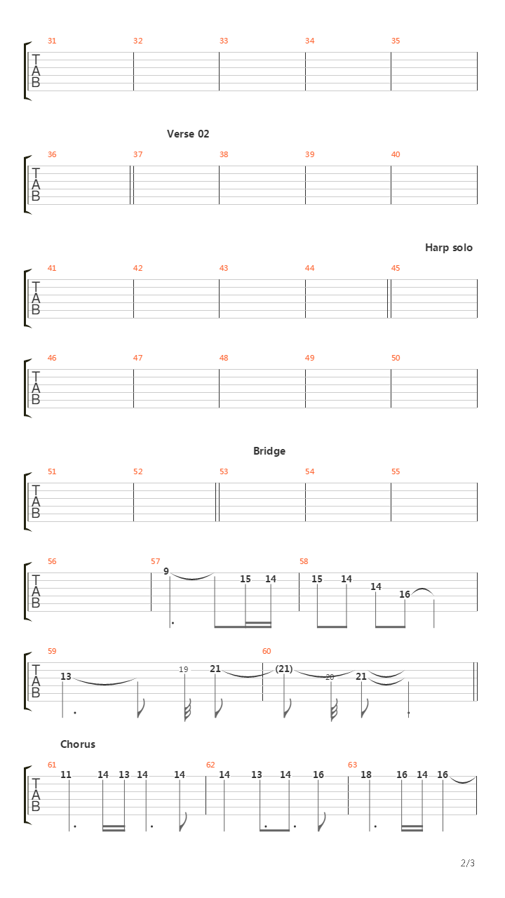 Soul Edge(刀魂) - The Edge Of Soul(魂之利刃)吉他谱