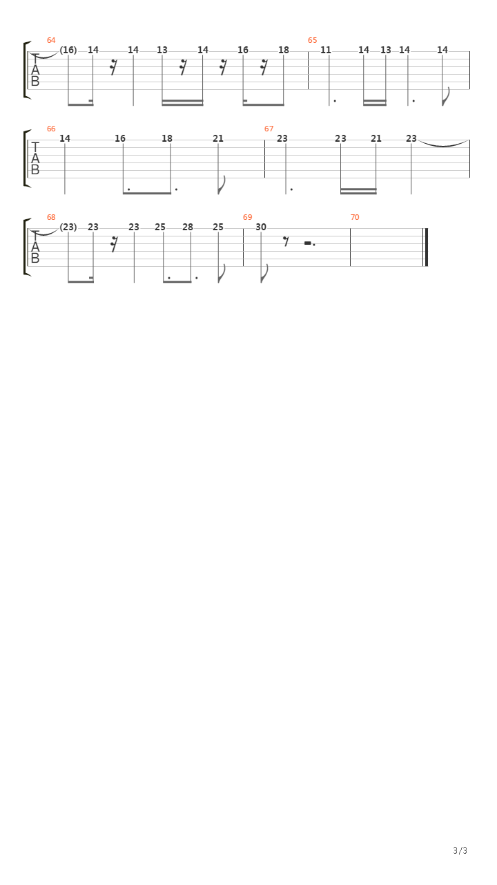 Soul Edge(刀魂) - The Edge Of Soul(魂之利刃)吉他谱