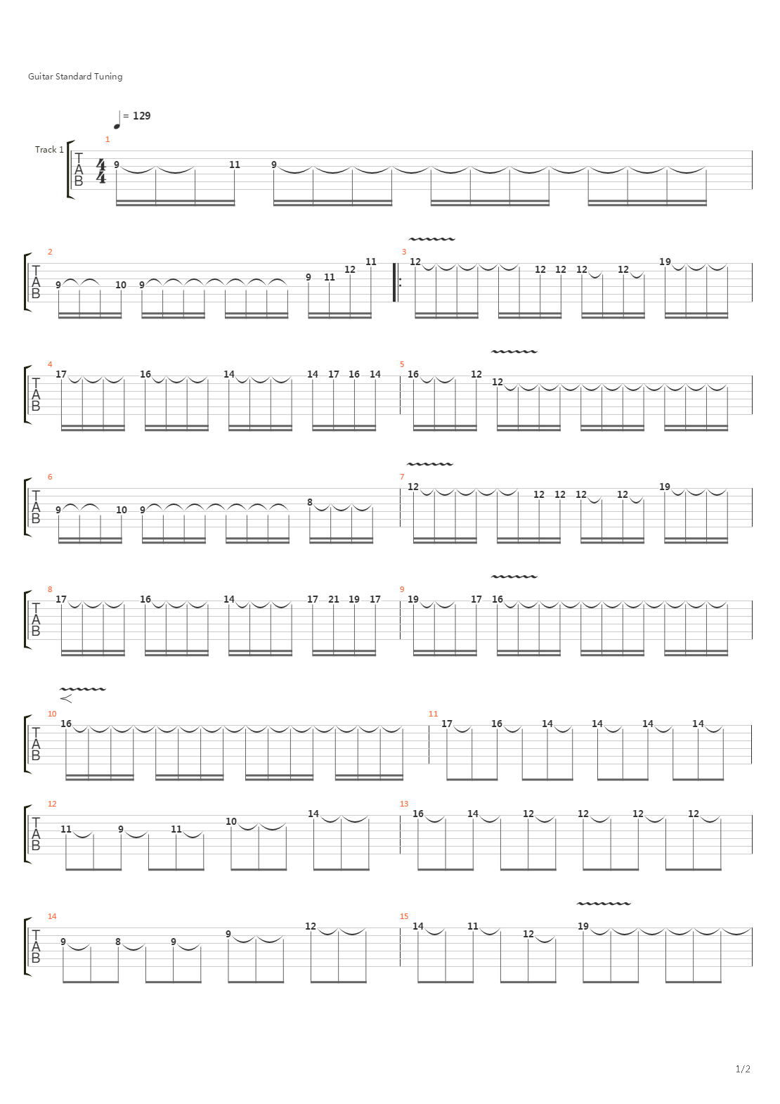 口袋妖怪 - Red Route 11吉他谱