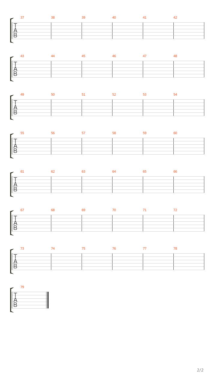忍者龙剑传2 - Act 2 Stage 1吉他谱