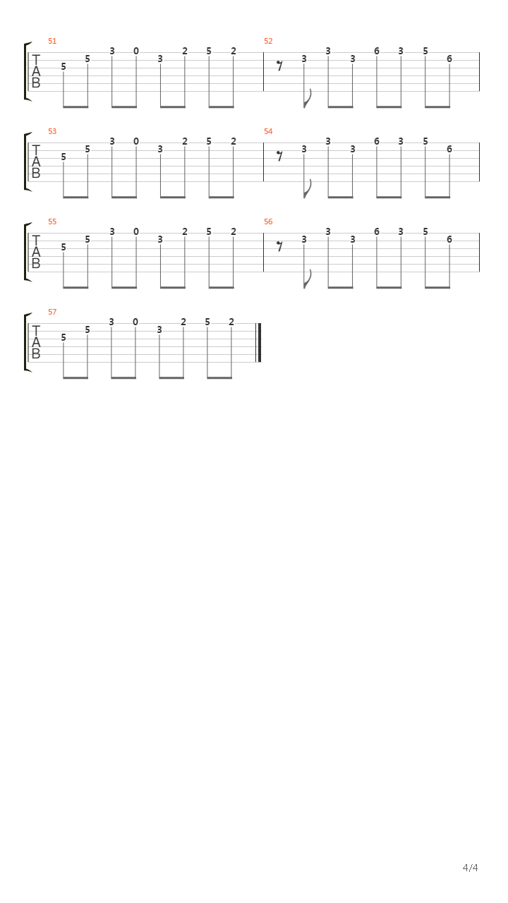 忍者龙剑传2 - Act 2 Stage 2吉他谱