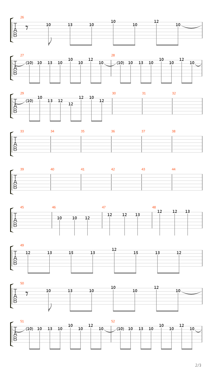 忍者龙剑传2 - Act 3 Stage 28207吉他谱