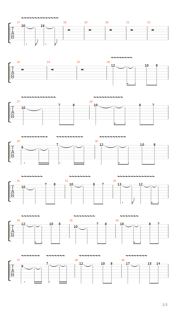 忍者龙剑传2 - Act 5 Stage 1吉他谱